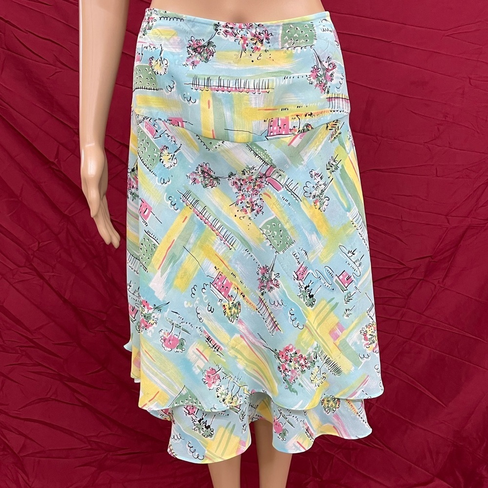 Pierre Cardin countryside layered skirt size 12